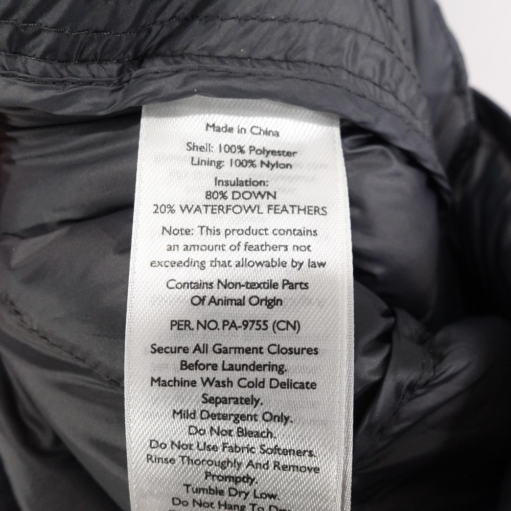 Eddie Bauer Jacket Mens Small Gray EB650 Down Puffer Full Zip Lightweight - Picture 8 of 10
